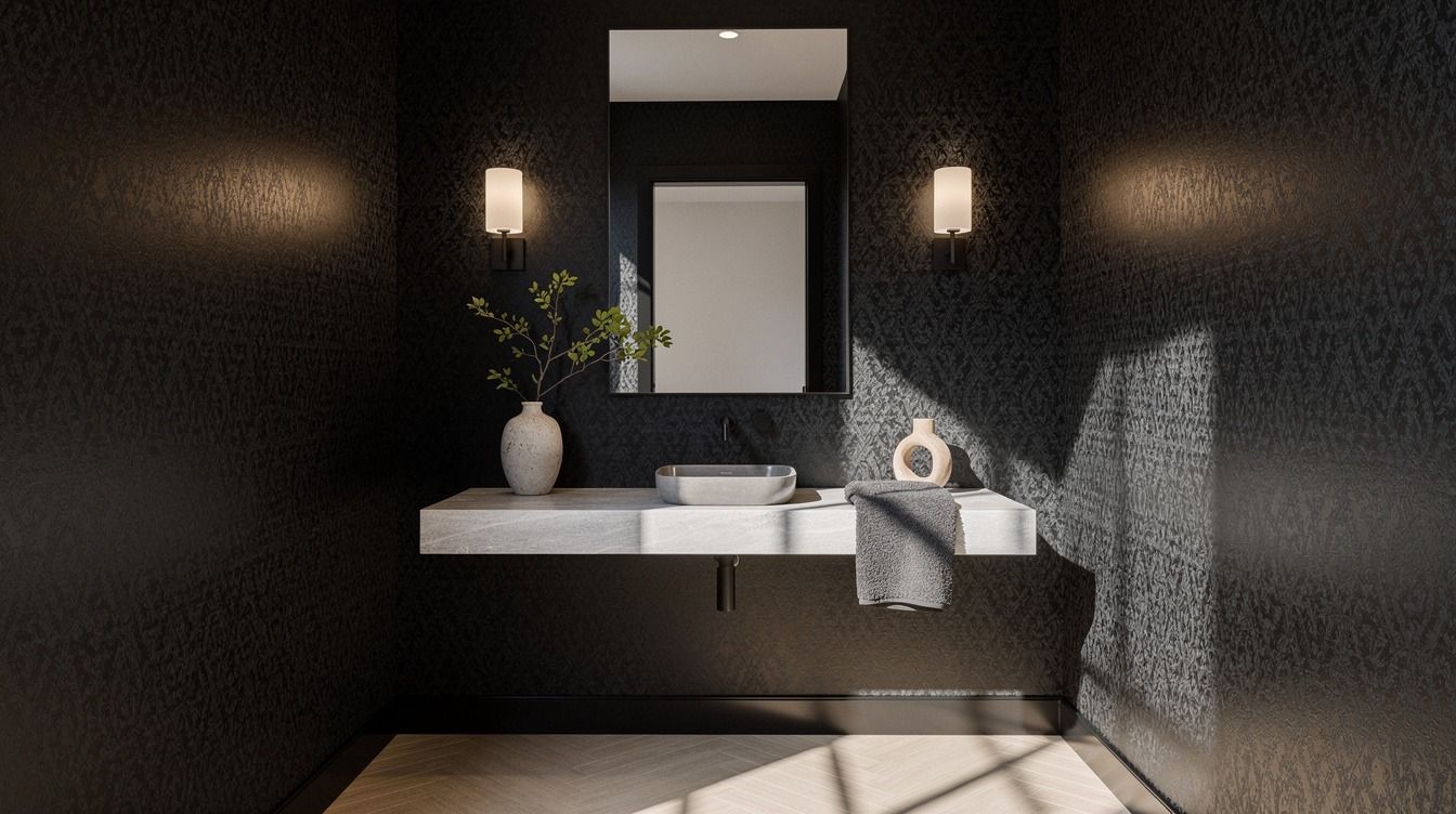 19 Bold Powder Room Wallpapers That Make a Tiny Room a Showstopper