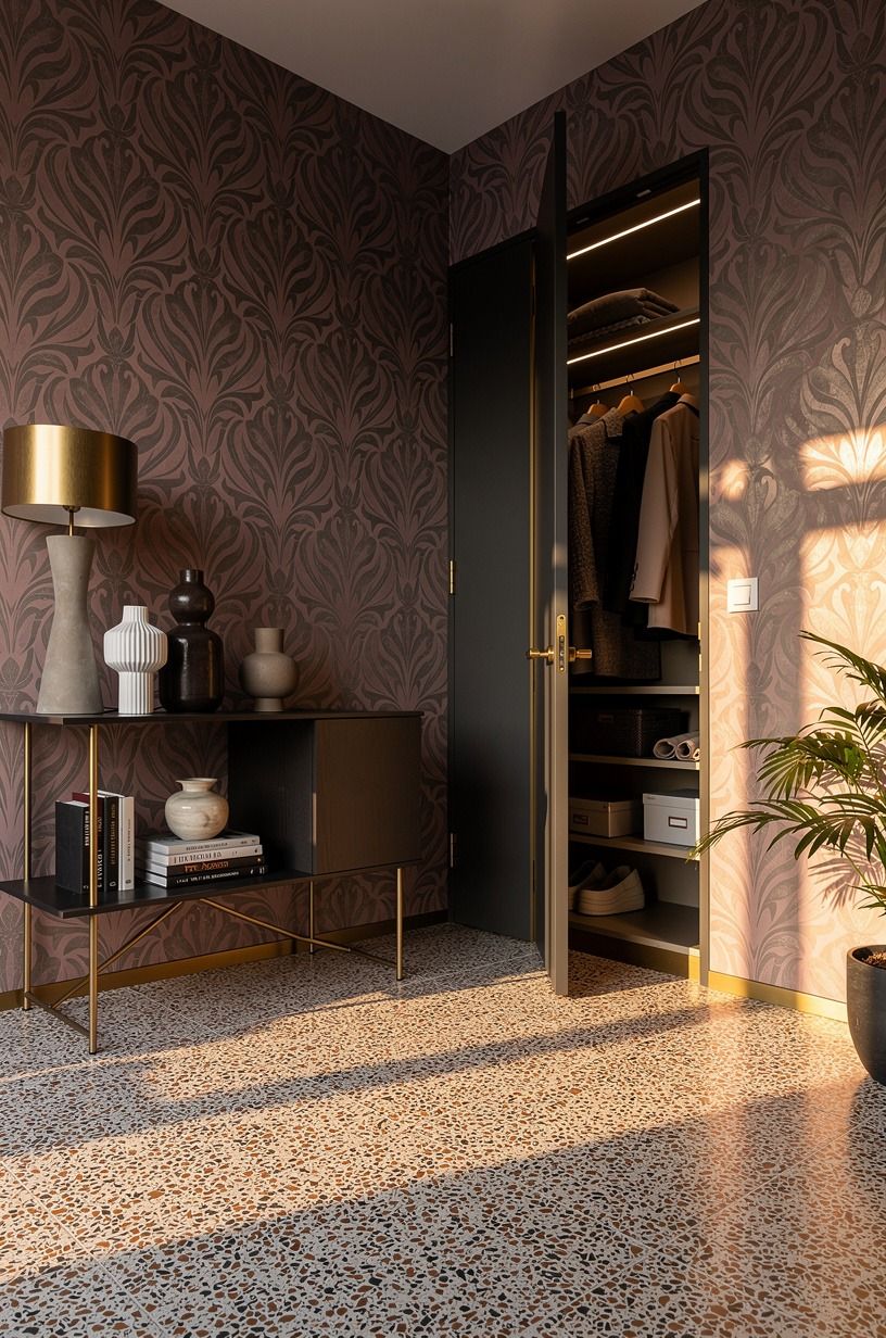 Let removable wallpaper do the dramatic work