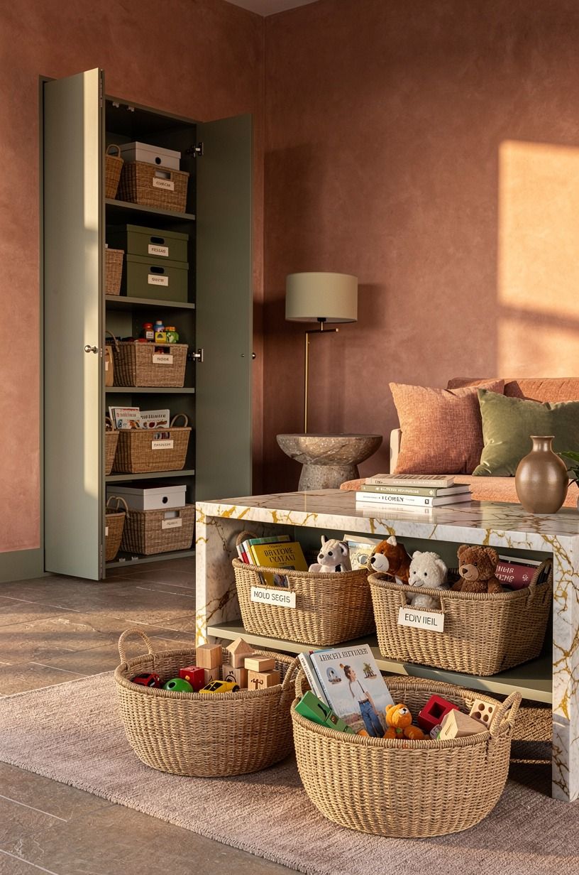 Try the Basket Rotation Method for toy storage