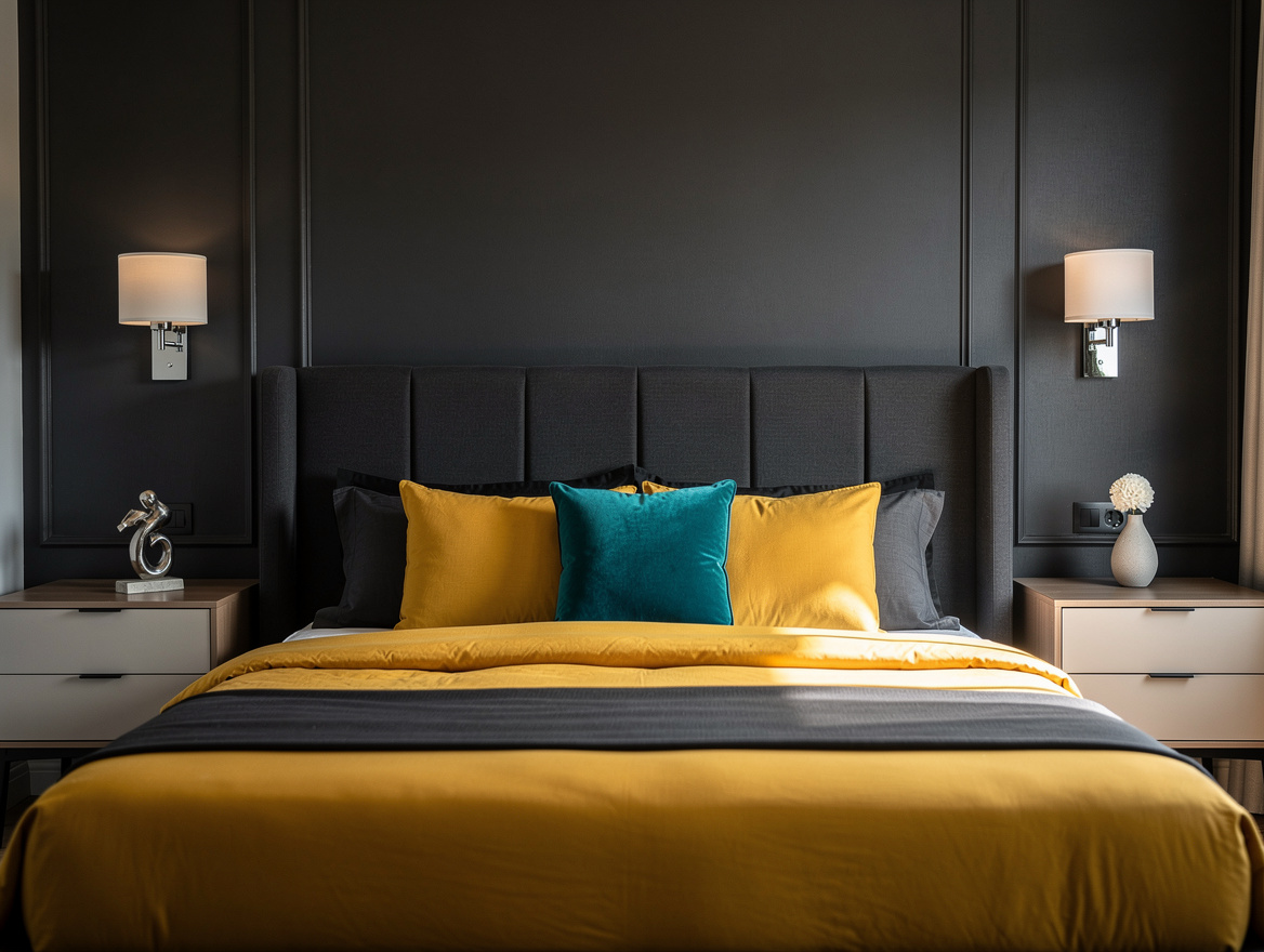 Medium-angle editorial photo of a king bed framed by matching 30-inch bedside ca