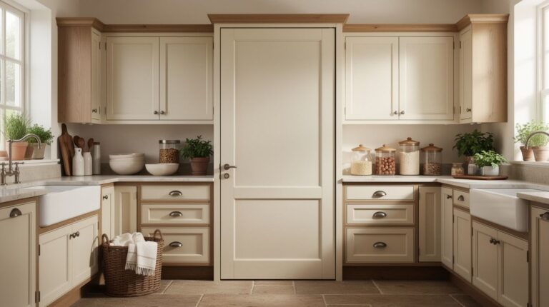 19 Farmhouse Hidden Pantry Ideas for Cozy Kitchen Charm That Feel Custom