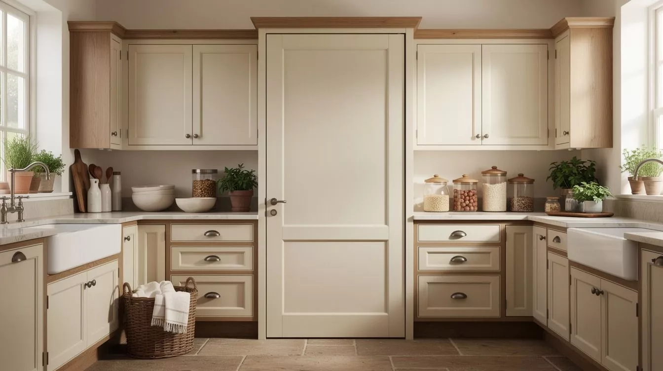 19 Farmhouse Hidden Pantry Ideas for Cozy Kitchen Charm That Feel Custom