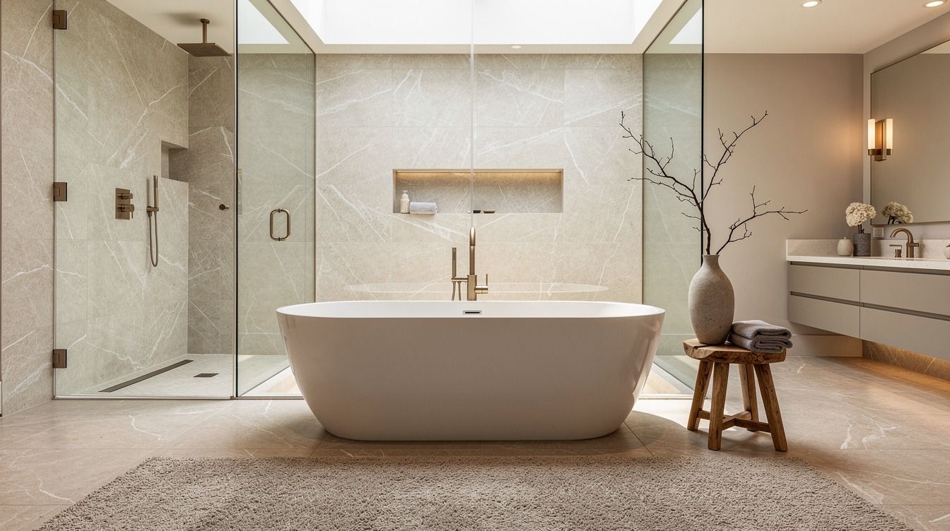 11 Freestanding Tub in Front of the Shower Ideas That Make Layouts Work
