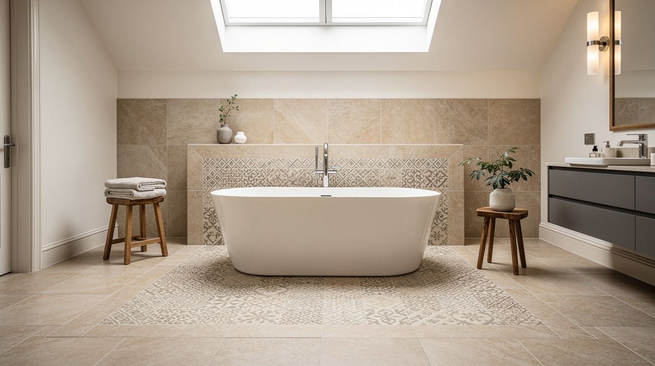 How to Design a Freestanding Tub Tile Surround for a Custom, Finished Look - 13 Ideas