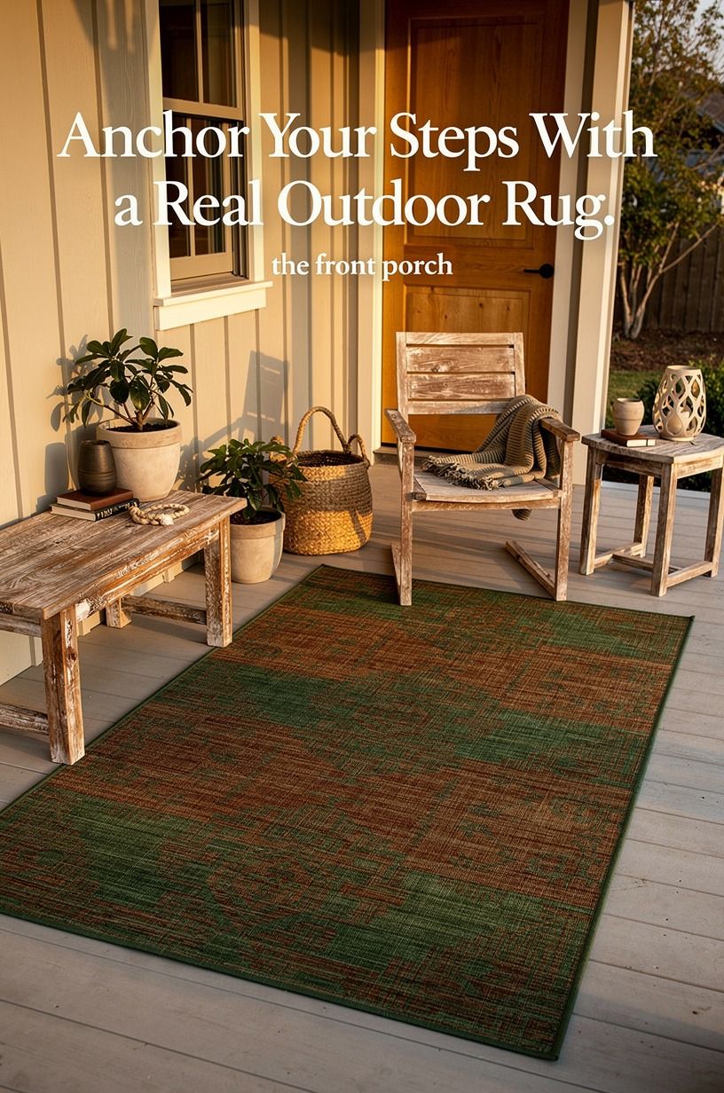Anchor Your Steps With a Real Outdoor Rug