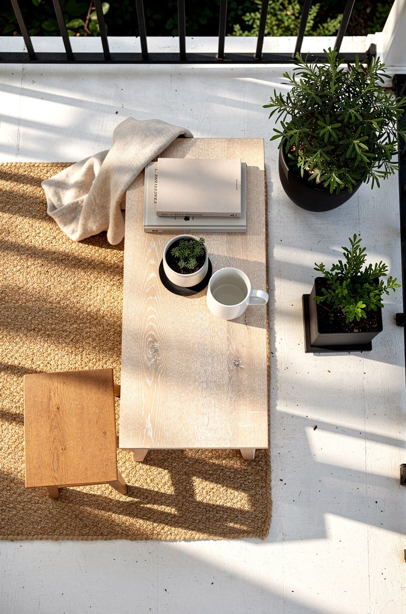 Build the Two-Wood Rule Around a Tiny Bench