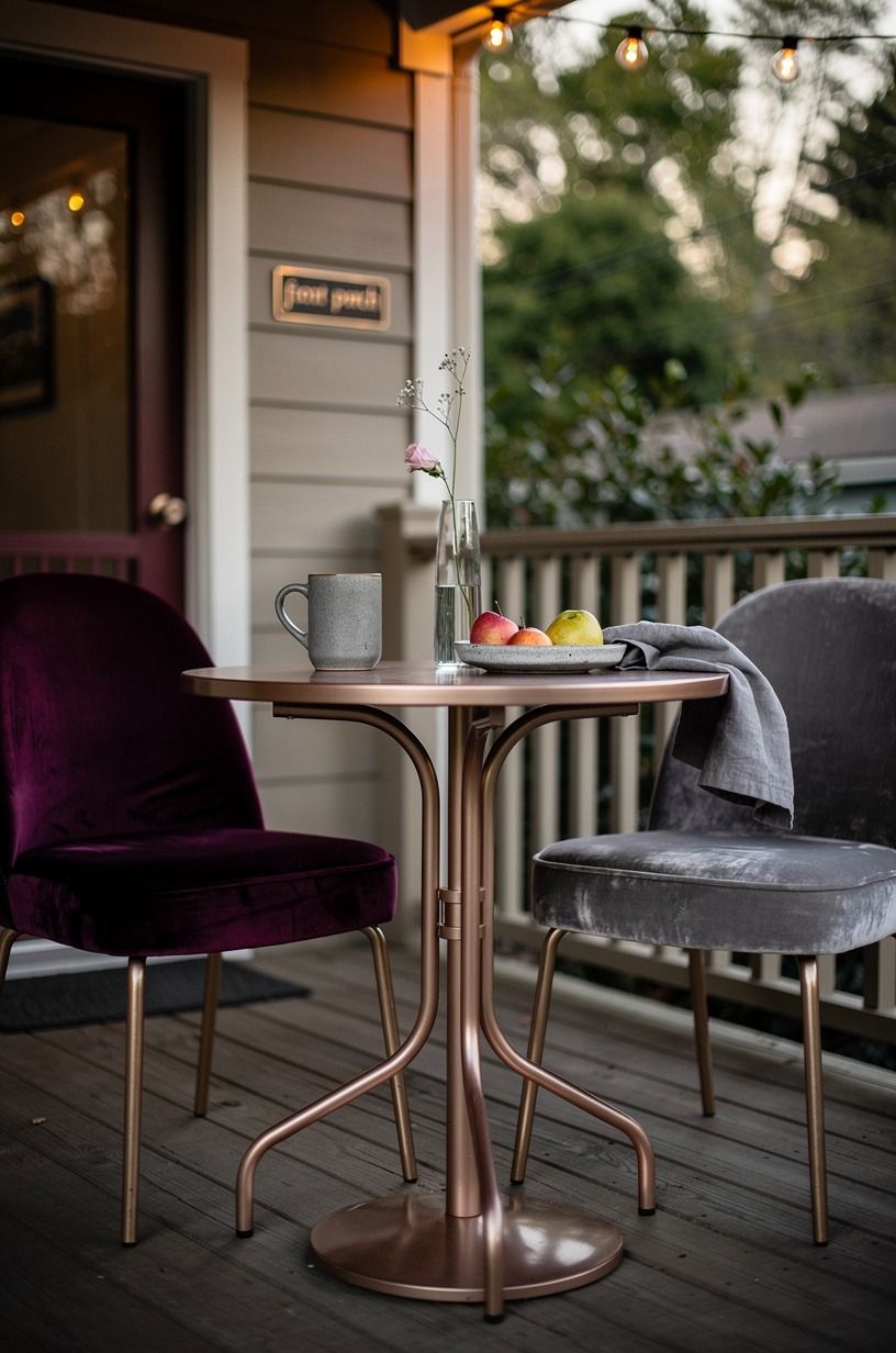 Can one bistro table make conversation easier?