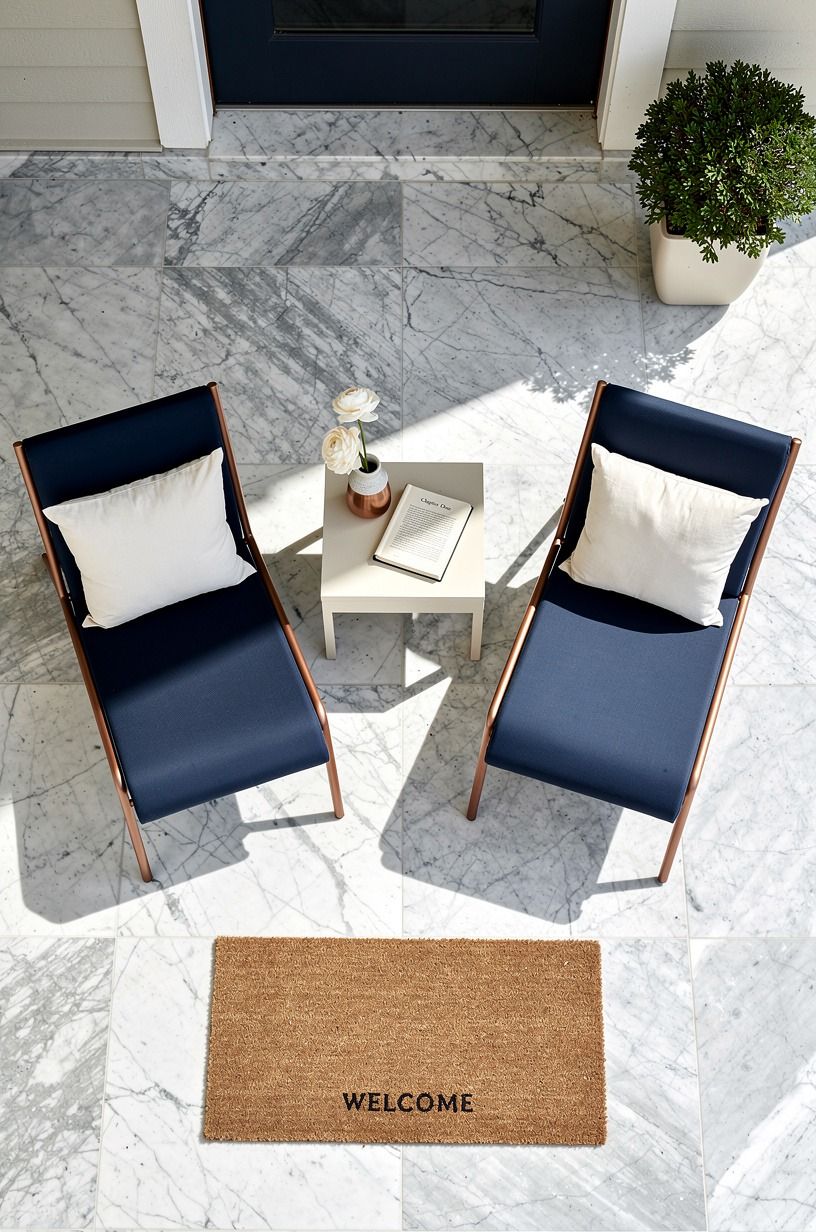 Float Two Slim Chairs Instead of One Deep Sofa