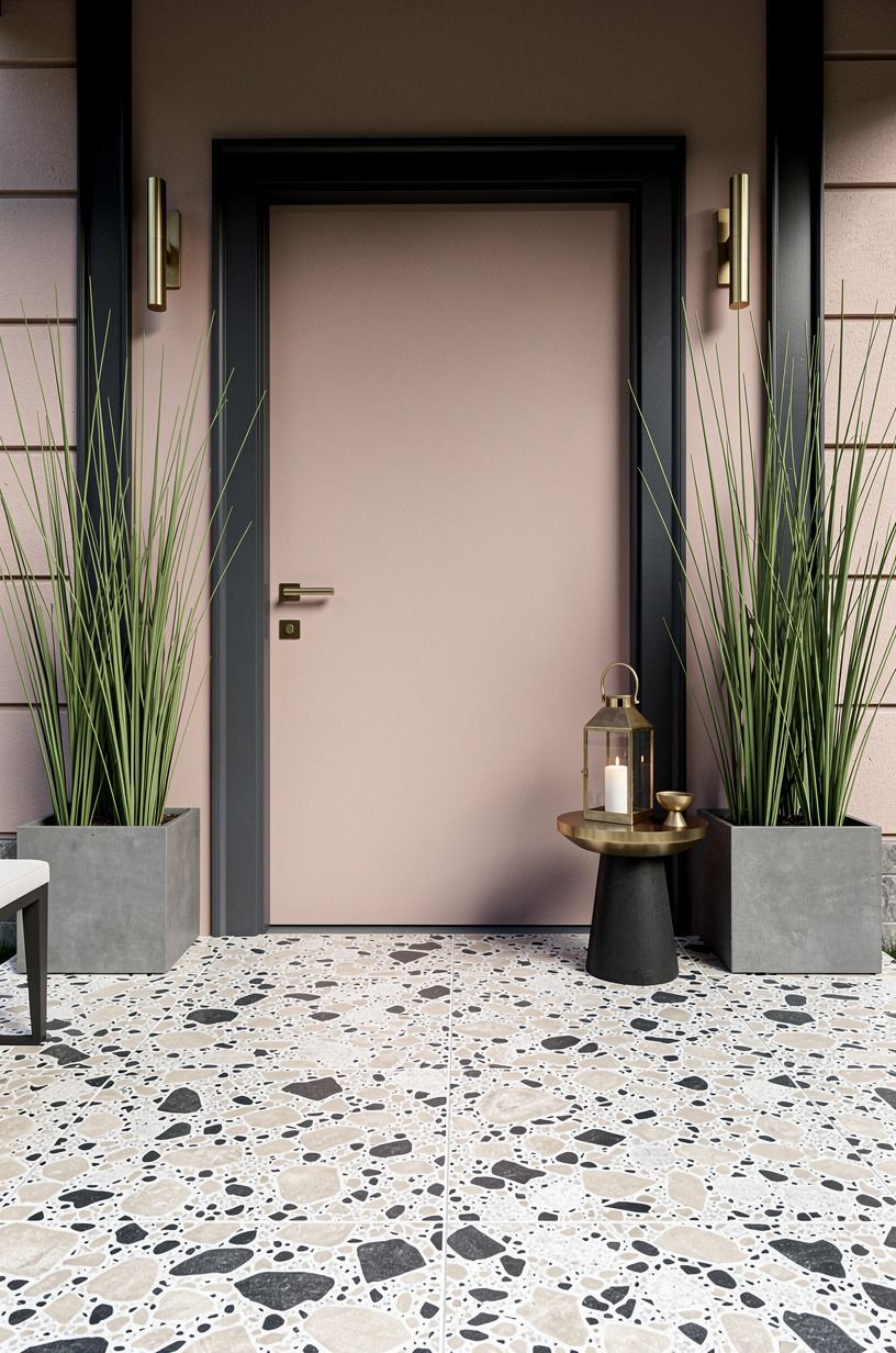 Frame the Door With Tall, Skinny Greens