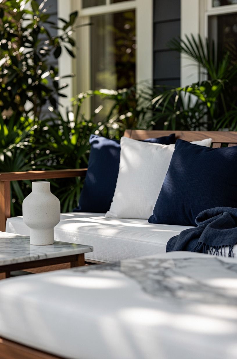 Frame the seats with plants, not furniture