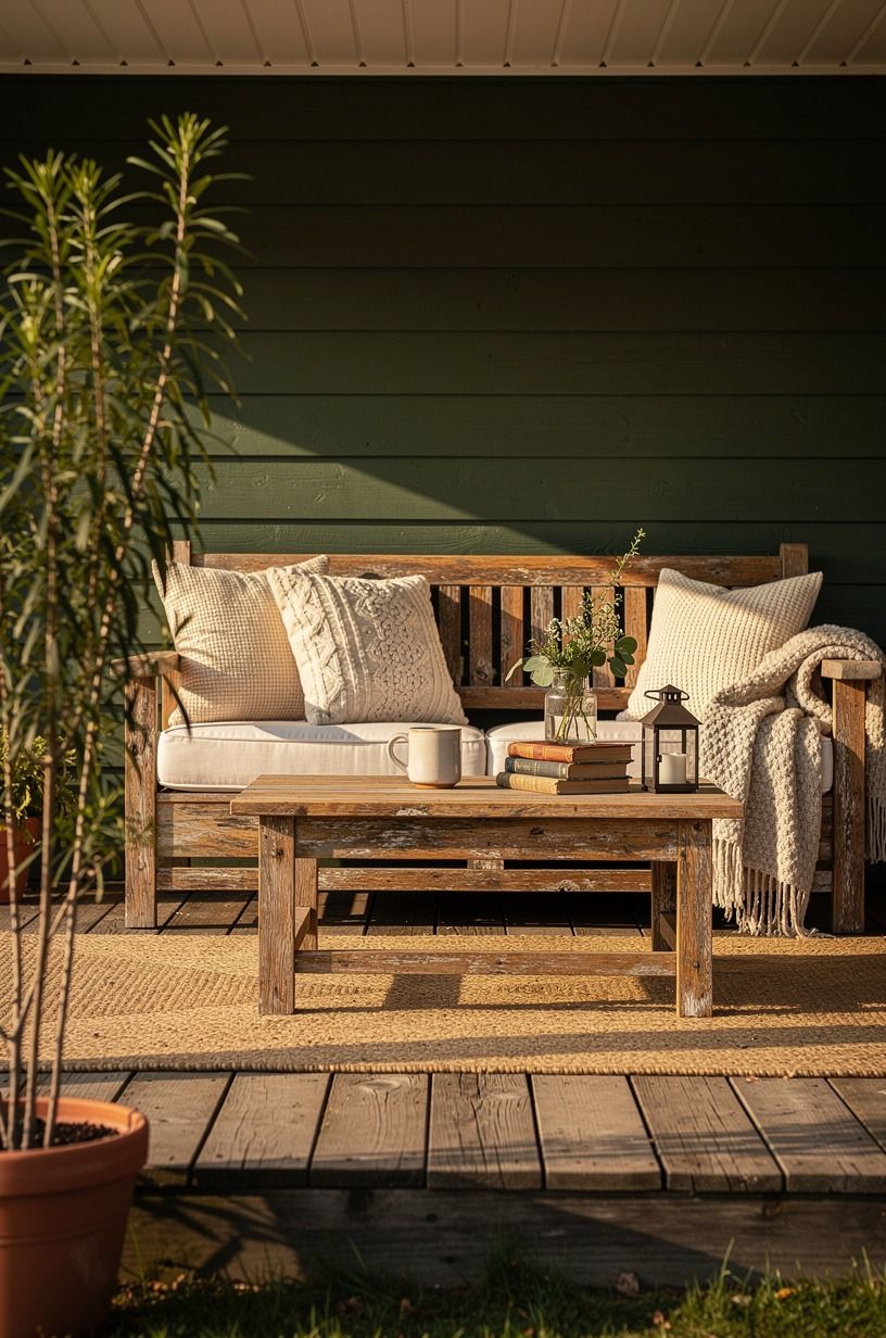 Frame your view with a tall, skinny plant