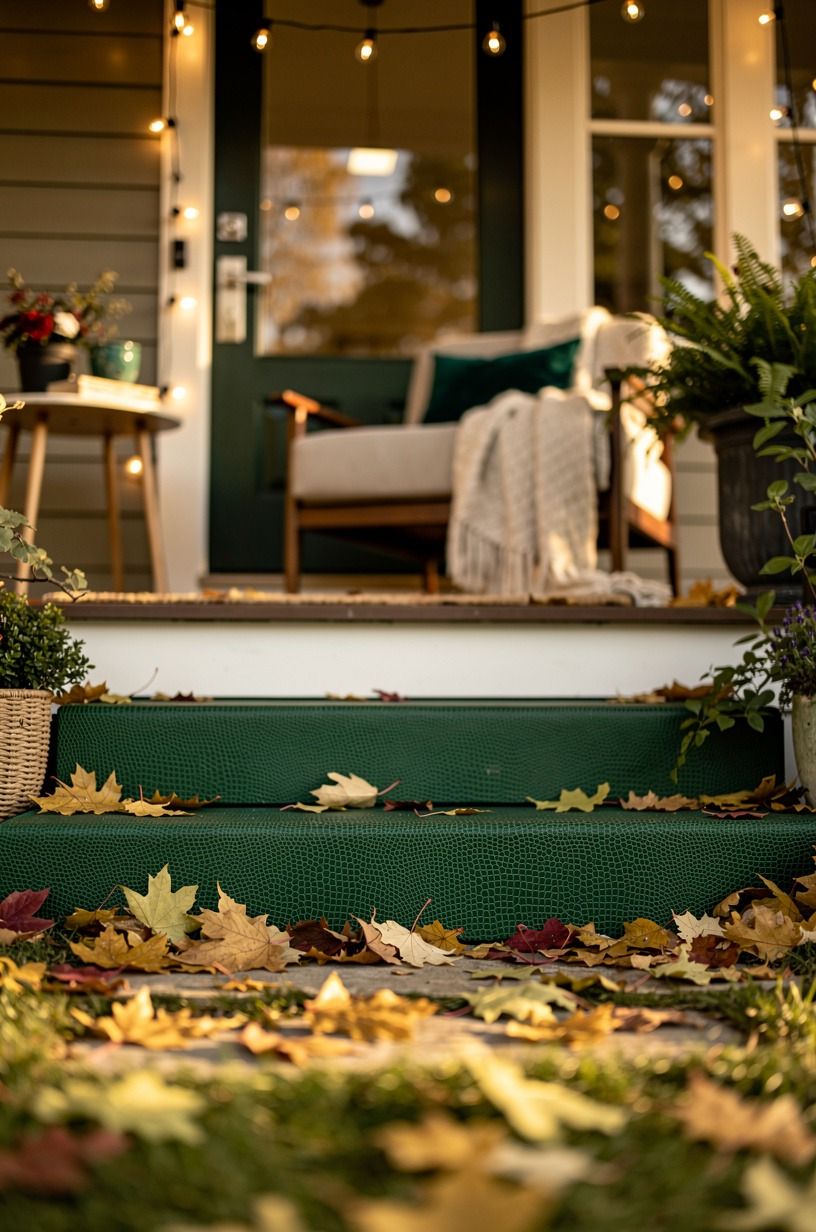 Layer fall texture without blocking the threshold
