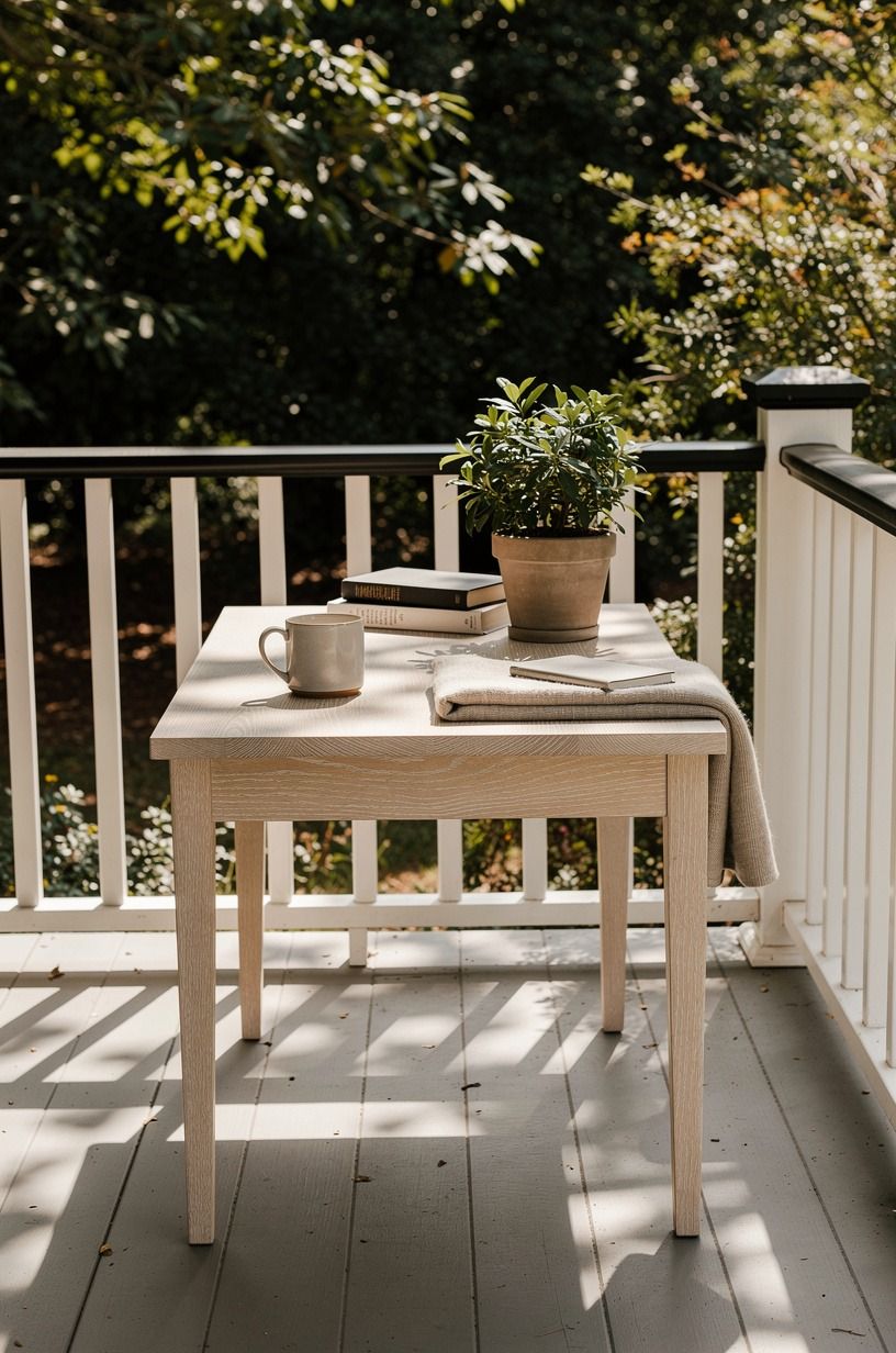 Make a tiny table work at 28 to 30 inches high