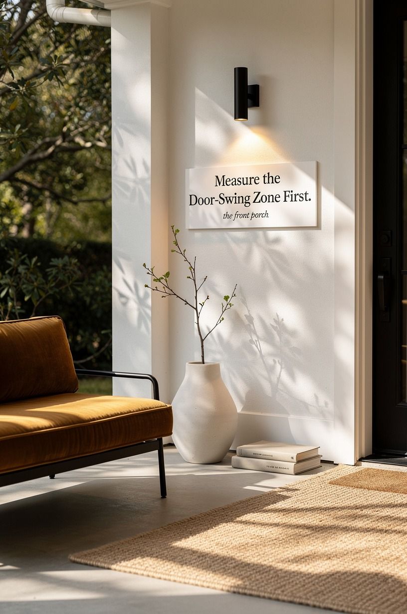 Measure the Door-Swing Zone First