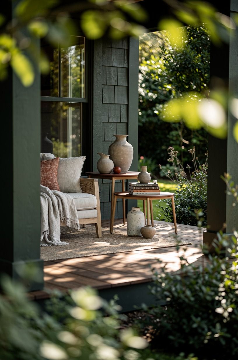 Mix materials with The Porch Patina Rule