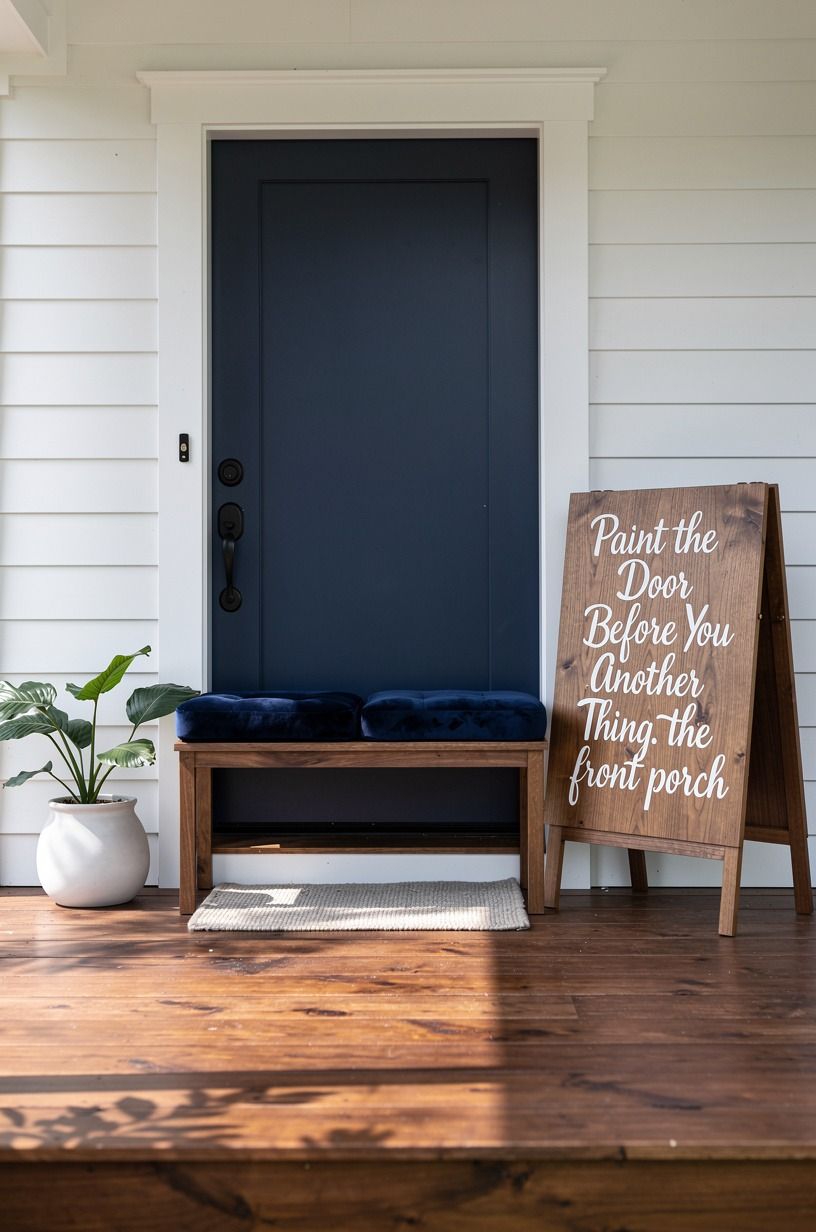 Paint the Door Before You Buy Another Thing