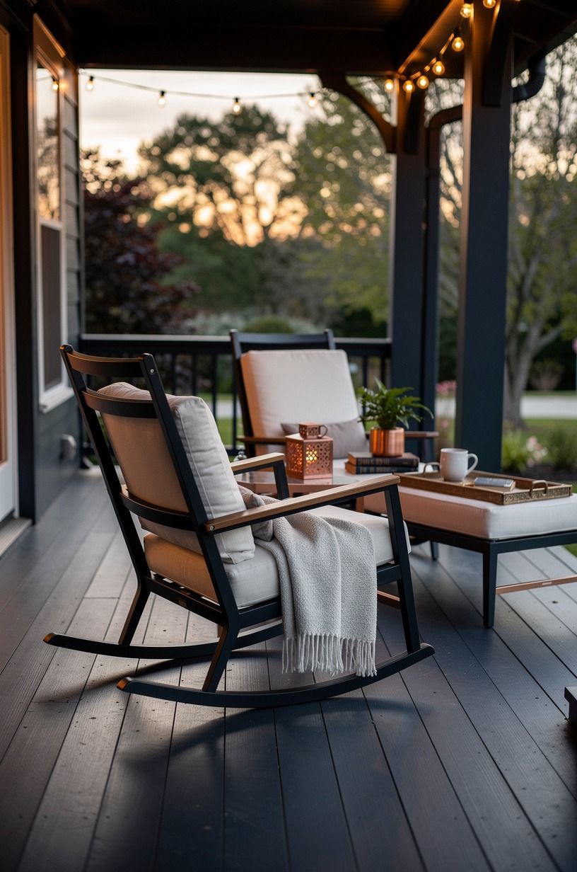 Try a Rocking Chair Over a Static Lounge Chair