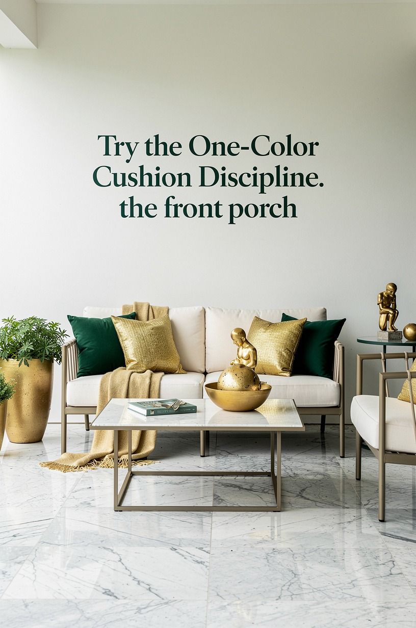 Try the One-Color Cushion Discipline