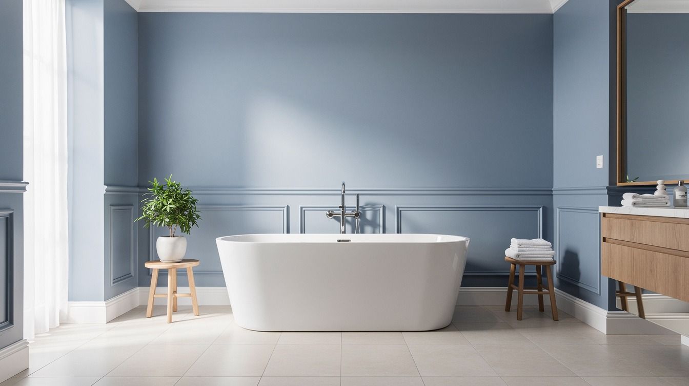 I Made My Grown-Up Baby Blue Bathroom Feel Chic, Not Just for Nurseries