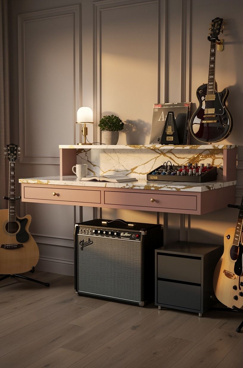 Float the desk instead of crowding the amp