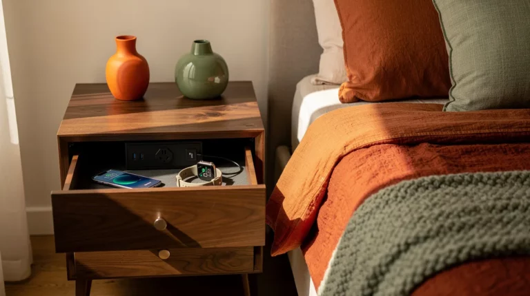 6 Guest Room Nightstand Upgrades That Hide Chargers in Plain Sight