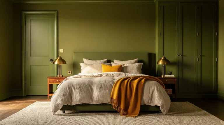 6 Ways to Make a One-Color Bedroom Feel Richer After Sunset