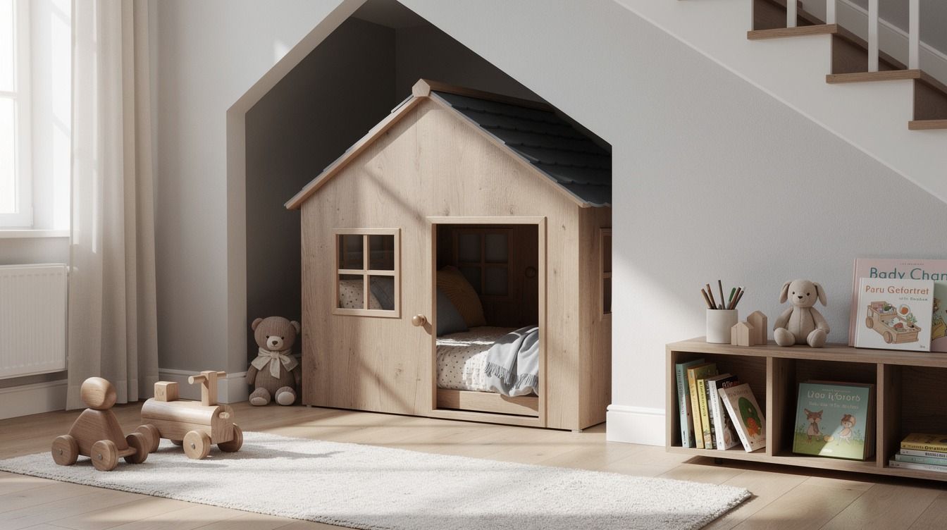 I Built an Indoor Playhouse for a Hidden Play Nook, and It Feels Magical