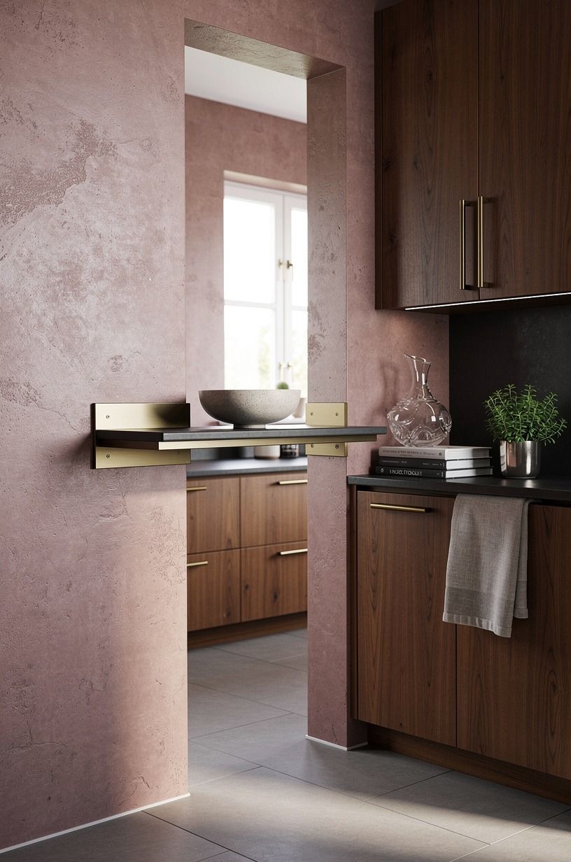 Add a 36-inch prep perch near the pantry entrance