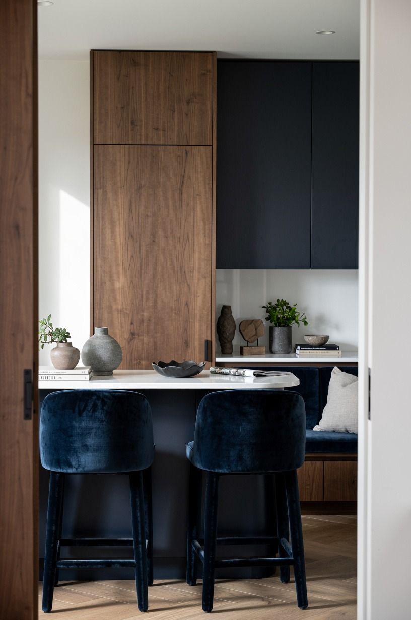 Build the Two-Wood Rule around a tall cabinet