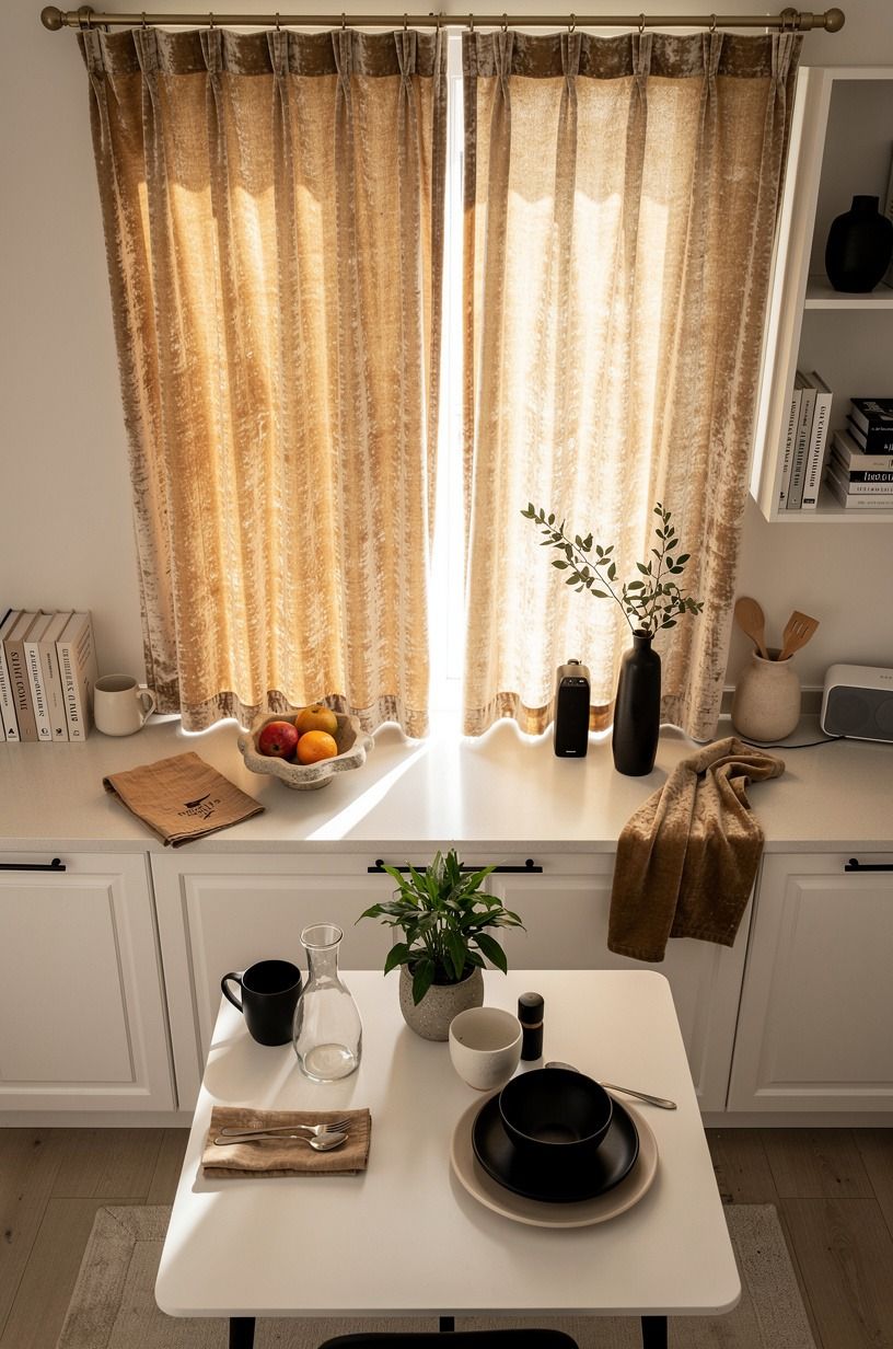 Hang a curtain if you're renting