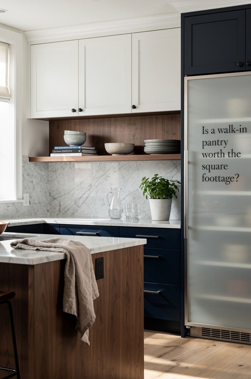 Is a walk-in pantry worth the square footage?