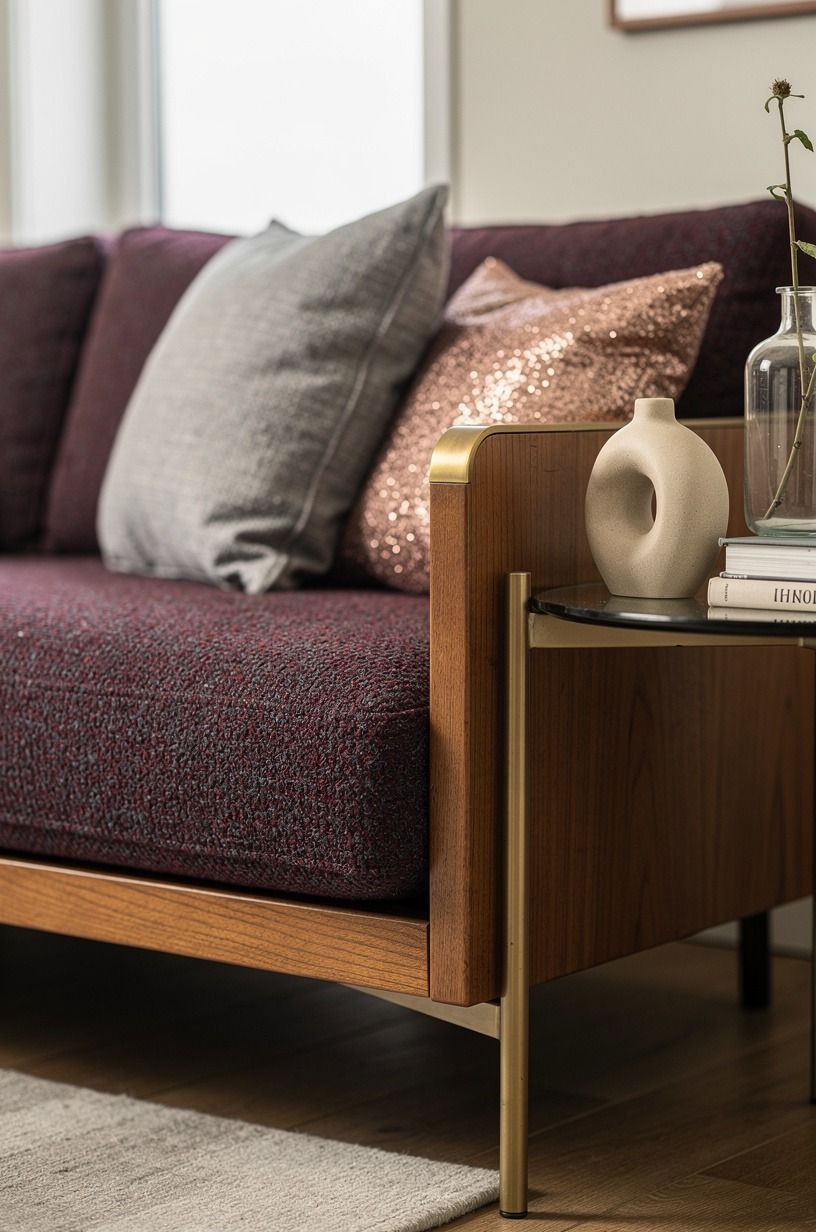 Choose soft cushions over matching furniture
