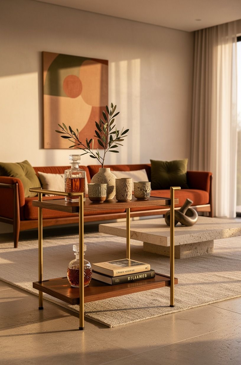 Float a Bar Cart Away From the Wall
