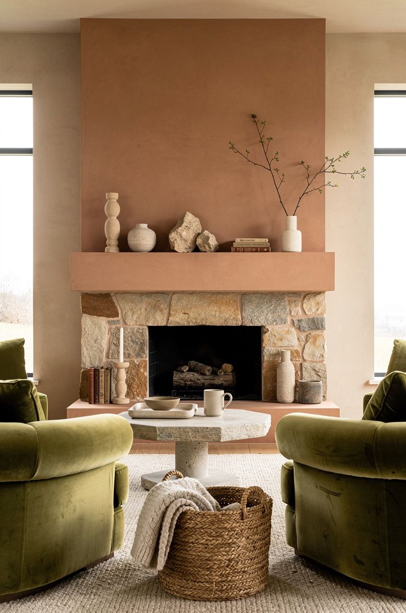 Layer a Fireplace Without Making It Precious