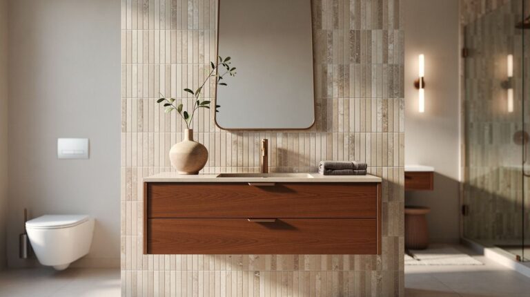 15 Mid-Century Modern Bathroom Tile Ideas That Define the Look Without Renovating