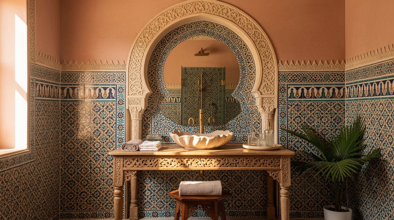 15 Moorish & Arabic Bathroom Ideas for Intricate, Tiled Beauty That Feel Luxurious