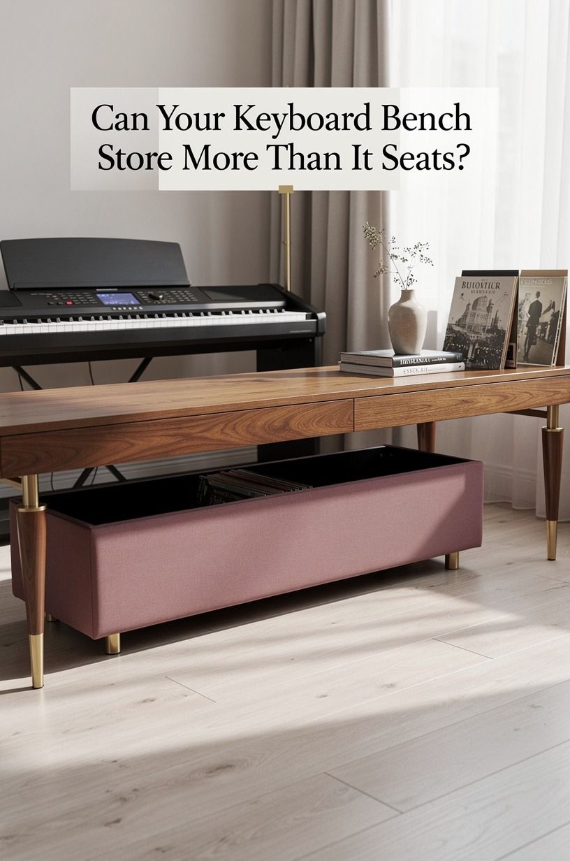Can Your Keyboard Bench Store More Than It Seats?