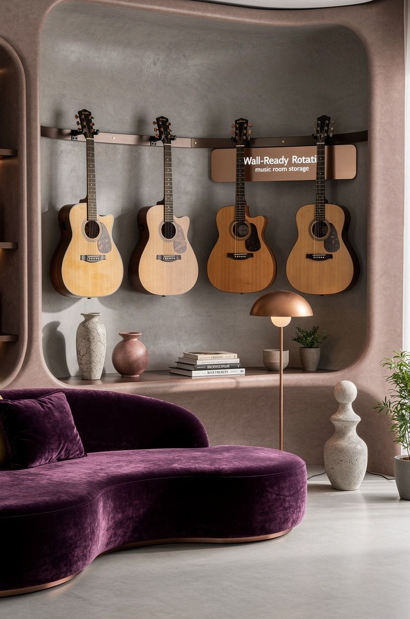 Hang guitars with the Wall-Ready Rotation