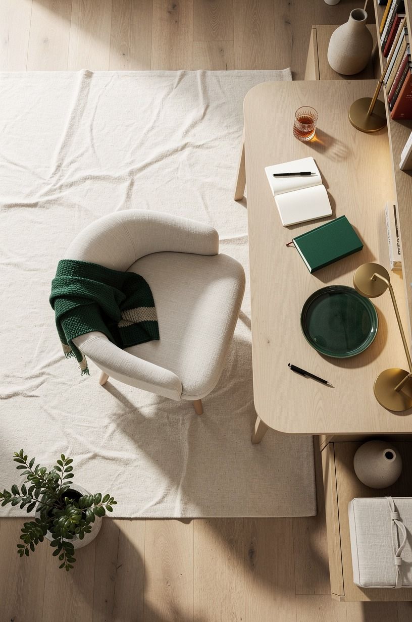 Frame bourbon office ideas with a real reading chair