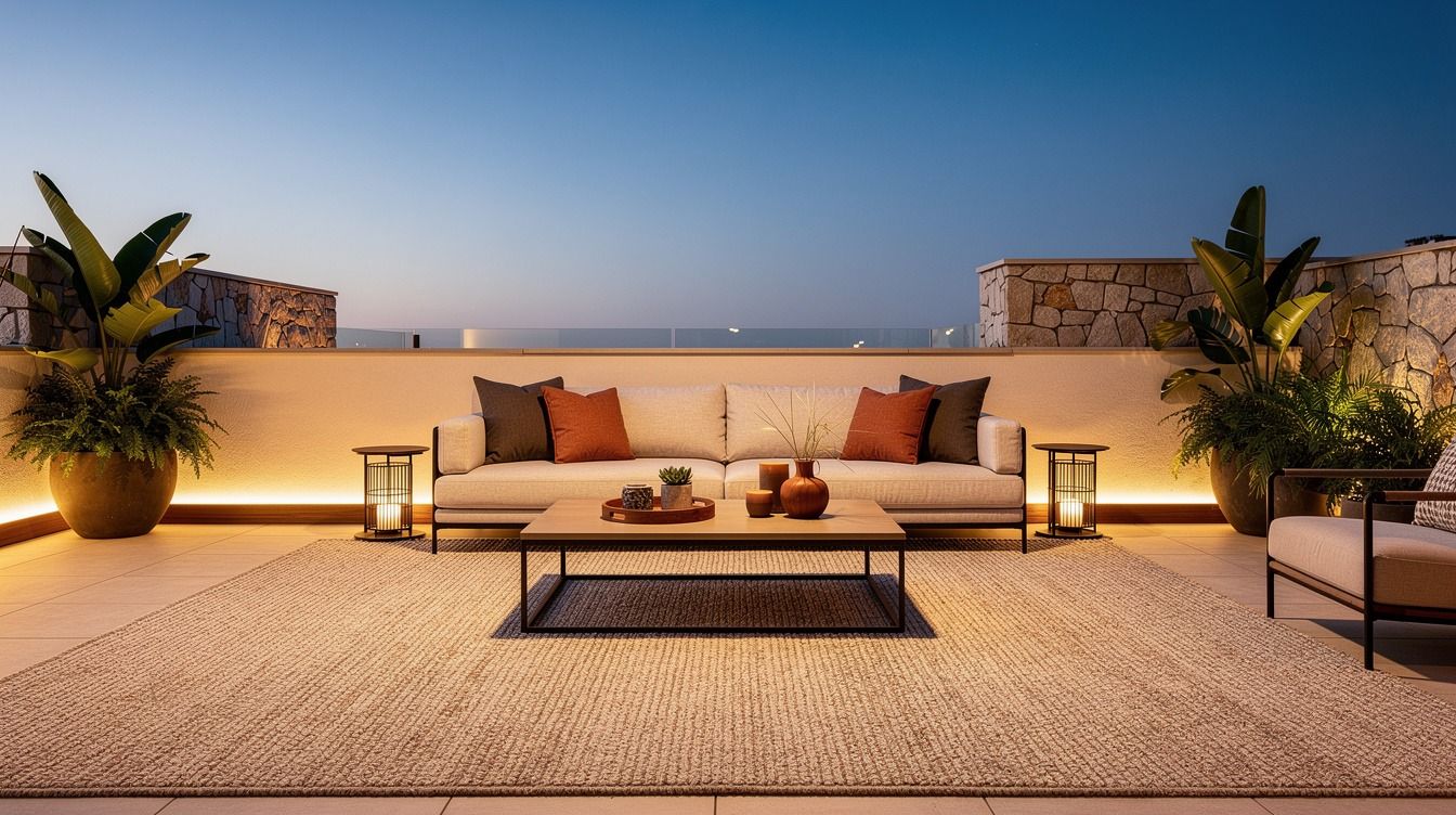 I Designed a Rooftop Lounge Made for Entertaining Under the Stars, No Renovation