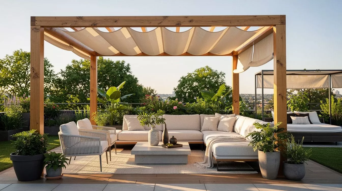 15 Rooftop Shade Ideas: Pergolas, Canopies, and Covered Lounges That Feel Bigger