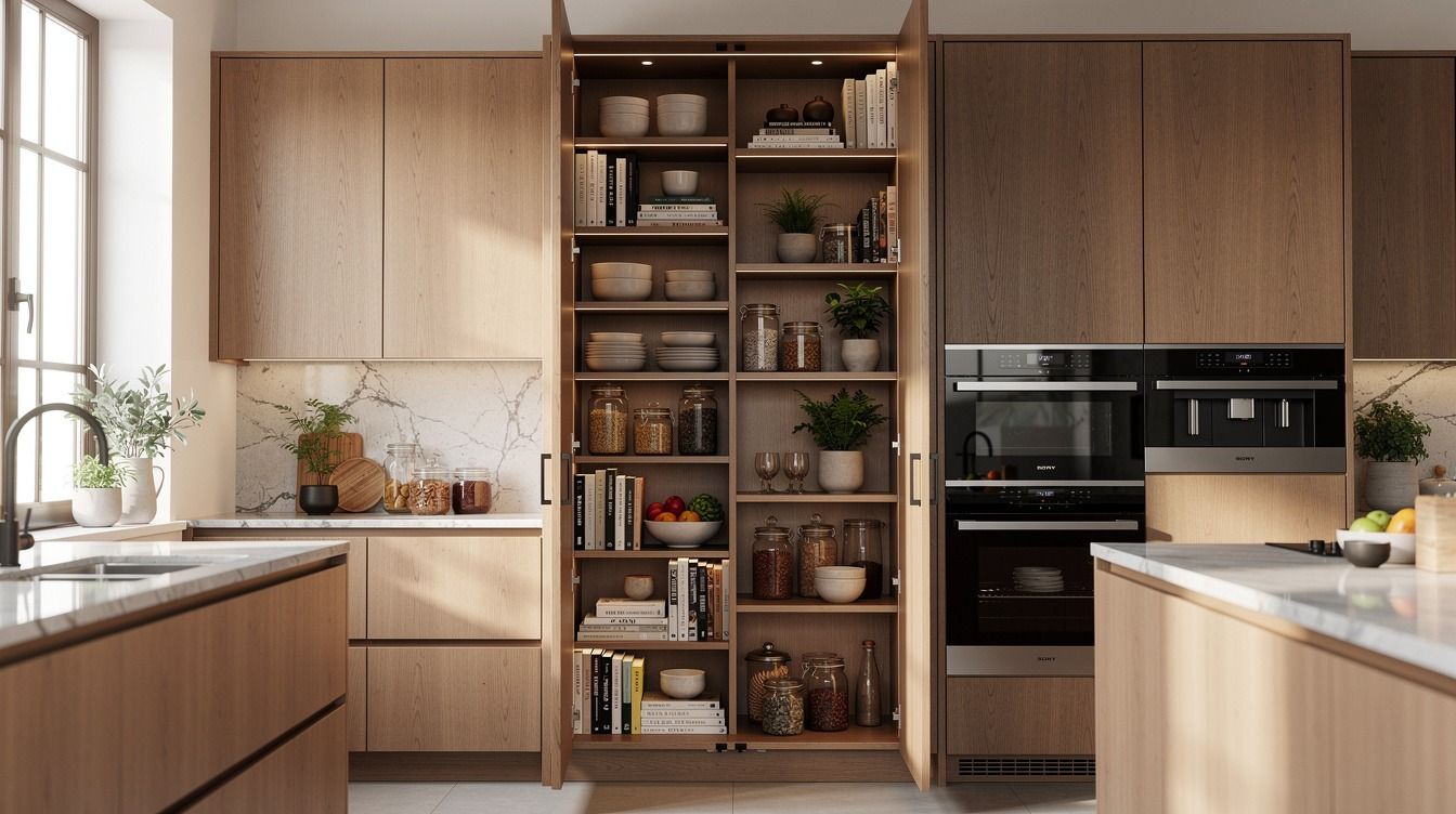 I Added a Detail Pantry Door Bookcase Panel, Hidden Entrances Without Renovating