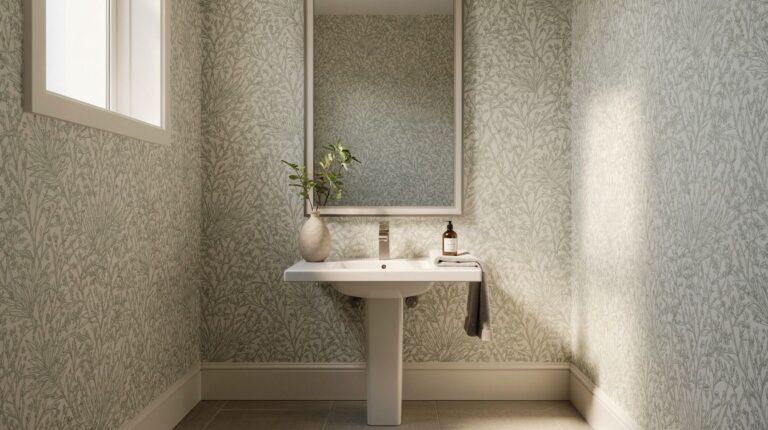 15 Small Powder Room Wallpaper Ideas That Add Pattern Without the Overwhelm