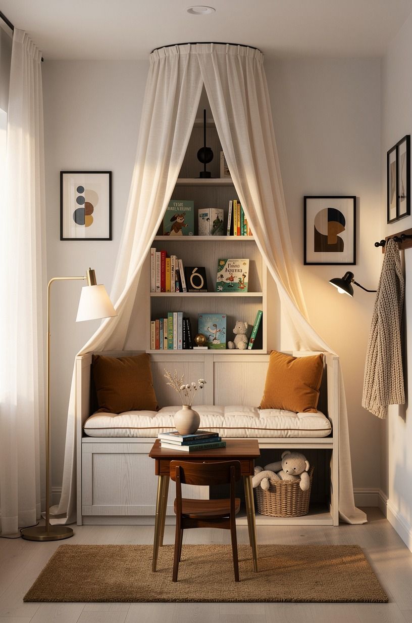 Hang a Canopy That Makes Reading Feel Private