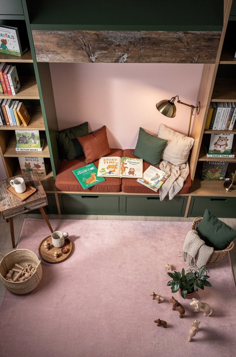 Paint a Pink Ground Reading Alcove