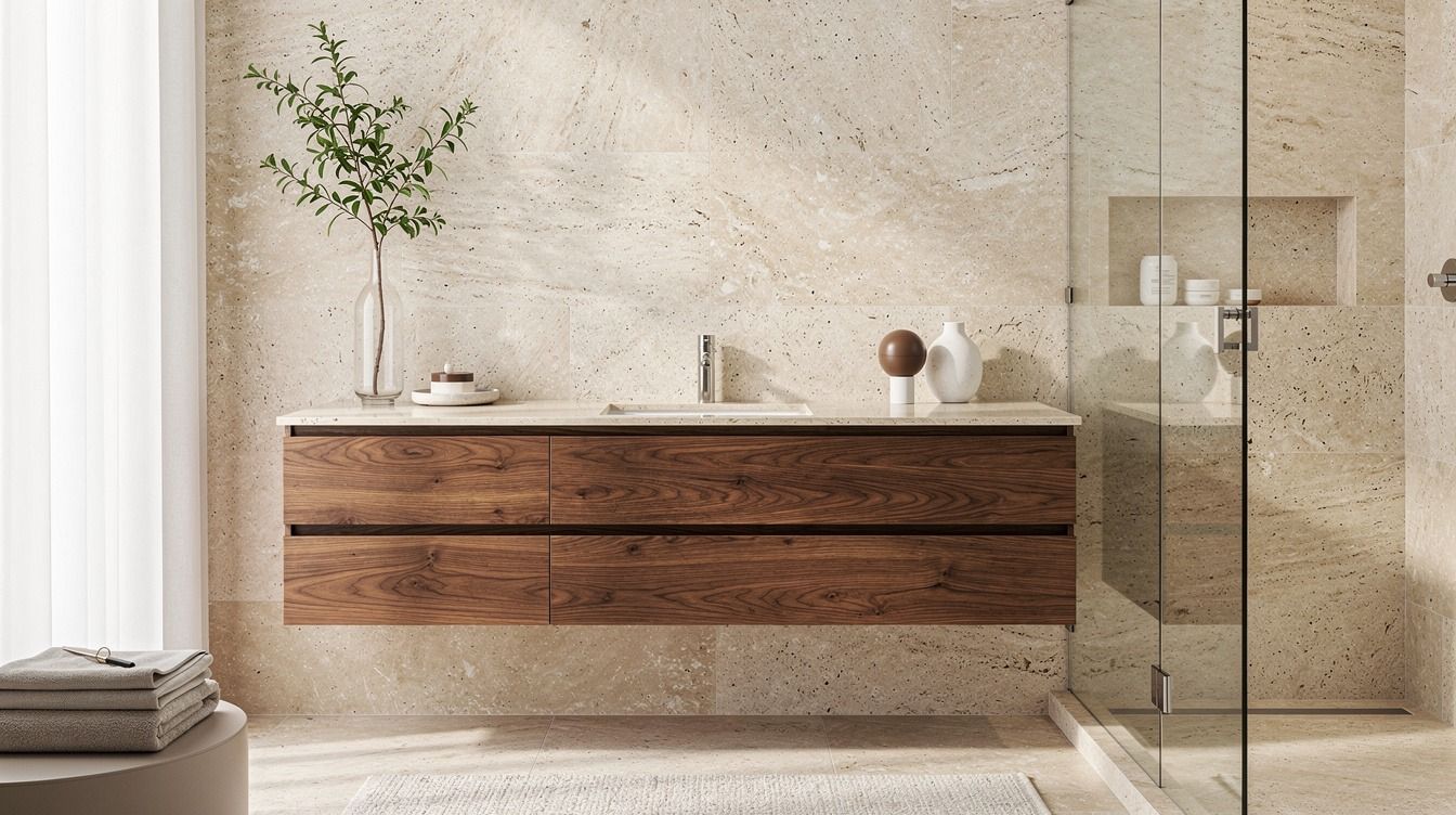 17 Travertine Bathroom Remodel Ideas for Before and After Inspiration That Works