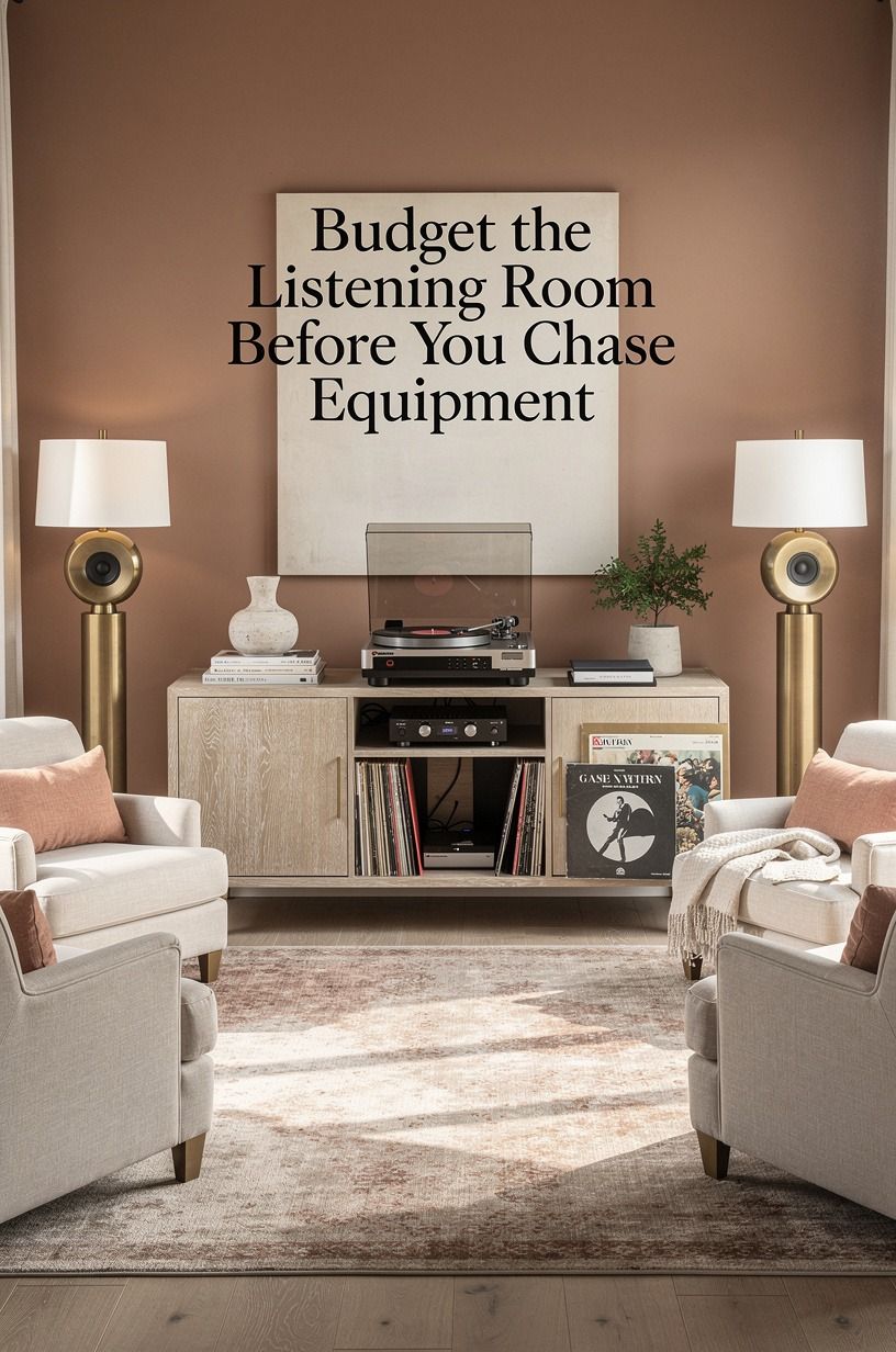 Budget the Listening Room Before You Chase Equipment