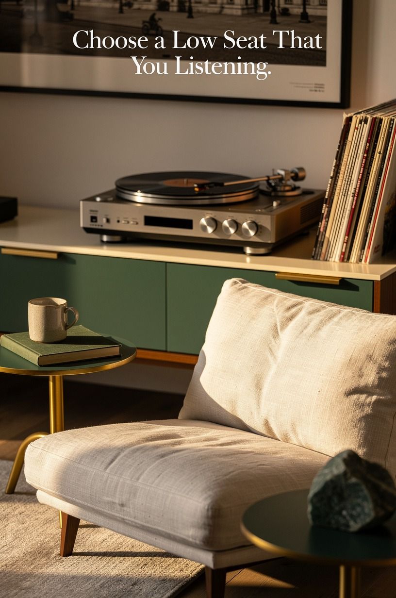 Choose a Low Seat That Keeps You Listening