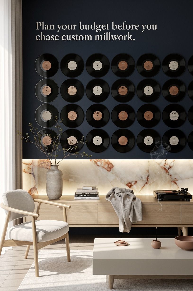 Plan your budget before you chase custom millwork