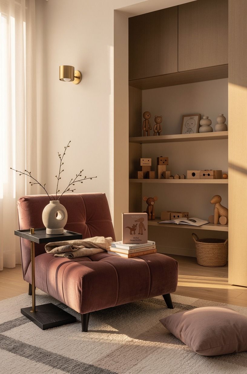 Create a quiet corner before you add more toys